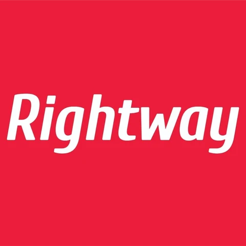 Logo Rightway — jenama pakaian yang dibekalkan oleh SAC Garment, Shah Alam